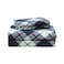 Featherhead 100 Cotton 4PCs Flannel Sheet Set Queen Size Tartan Plaid DoubleBrushed for Extra Softness Warm Breathable Extra Deep Pockets fits Up to 17 1 Flat 1 Fitted 2 Pillowcase