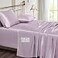 Vonty Satin Sheets Extra Deep Pocket Queen Sheet Sets Cooling Silky Satin Queen Size Sheets with 1824 Inch Deep Pocket Luxury Lavender Satin Bed Sheets Fit Up to 24 Deep Mattress 4 Piece