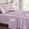 Vonty Satin Sheets Extra Deep Pocket Queen Sheet Sets Cooling Silky Satin Queen Size Sheets with 1824 Inch Deep Pocket Luxury Lavender Satin Bed Sheets Fit Up to 24 Deep Mattress 4 Piece