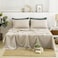 TUMEI 100 Linen Sheets California King 4Pcs French Linen Sheets Set Cal King Soft Durable 16 Deep Pocket 1 Fitted Sheet 1 Flat Sheet 2 Pillowcases Natural Linen California King Size