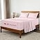 Mellanni Extra Deep Queen Sheets 4 PC Iconic Collection Bedding Hotel Luxury Ultra Soft Cooling Bed Sheets Wrinkle Fade Stain Resistant Queen Blush Pink