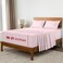 Mellanni Extra Deep Queen Sheets 4 PC Iconic Collection Bedding Hotel Luxury Ultra Soft Cooling Bed Sheets Wrinkle Fade Stain Resistant Queen Blush Pink
