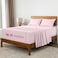 Mellanni Extra Deep Queen Sheets 4 PC Iconic Collection Bedding Hotel Luxury Ultra Soft Cooling Bed Sheets Wrinkle Fade Stain Resistant Queen Blush Pink