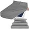 Moonsea Extra Deep Pocket Full Sheet Set Breathable Extra Soft Deep Pocket Full Size Sheet Sets Easy Fit 16in to 24in Mattress 4 Piece Set Grey Bed Sheets Set