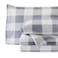 NY Loft Ultra Soft Micro Fleece Sheets Set with Extra Deep Pockets Extra Soft Velvet Fleece Sheet Set Super Plush Polar Fleece Velvet Plush Cozy Warmth Queen Plaid GreyWhite