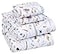 RUVANTI 100 Cotton Percale Sheets Queen Size Crisp Cooling Bed Sheets for Hot Sleepers Deep Pocket 16 Soft Breathable Durable HotelStyle 4 Piece Set Fern Class
