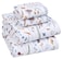 RUVANTI 100 Cotton Percale Sheets Queen Size Crisp Cooling Bed Sheets for Hot Sleepers Deep Pocket 16 Soft Breathable Durable HotelStyle 4 Piece Set Fern Class