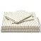 FreshCulture Twin Sheets Set Ultra Soft Striped Microfiber Sheets Deep Pockets up to 16 Easy Care Hotel Luxury 3 Piece Striped Twin Stripe Beige