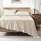 Andency King Size Sheets Set 100 Viscose Derived from Bamboo Cooling Summer King Sheets Deep Pocket Up to 16 Silky Soft Bed Sheets Hotel Breathable Bedding Sheets Pillowcases Beige