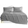 CozySmile Twin Sheet Set 3 Piece Silky Ultra Soft Breathable Bed Sheet Set 16 Deep Pocket for Mattress Hotel Luxury Twin Size Sheets Wrinkle FreeEasy Care Cooling Bedding SheetsLight Grey