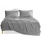 CozySmile Twin Sheet Set 3 Piece Silky Ultra Soft Breathable Bed Sheet Set 16 Deep Pocket for Mattress Hotel Luxury Twin Size Sheets Wrinkle FreeEasy Care Cooling Bedding SheetsLight Grey