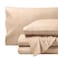Bare Home Flannel Sheet Set Prints 100 Cotton Velvety Soft Heavyweight Double Brushed Flannel for Extra Softness Comfort Deep Pocket Bed Sheets King Heathered Oatmeal