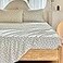 HYPREST Green Leaf Sheets Queen Deep Pocket Sheets 1800 Thread Count Leaf Bed Sheets Soft Breathable Cute Aesthetic Shabby Chic Bed Sheets OekoTex Certificated Up to 18 Inch