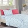 Elegant Comfort Luxury Soft Bed Sheets Holiday Pattern 1500 Premium Hotel Quality Microfiber Softness Wrinkle and Fade Resistant 6Piece Bedding Set Queen Silver Snowman