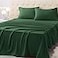 Homilay Twin Size Bed Sheet Set 3 Piece Soft Microfiber Sheets with Deep Pockets Cooling Technology and WrinkleFree Pillowcase HotelQuality Durable Bedding Eden Green