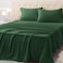 Homilay Twin Size Bed Sheet Set 3 Piece Soft Microfiber Sheets with Deep Pockets Cooling Technology and WrinkleFree Pillowcase HotelQuality Durable Bedding Eden Green