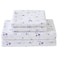 Softan Floral Queen Sheet Set Purple Flower Bed Sheets Printed Queen Size 4 Piece Microfiber Patterned Fitted Sheets with 15 Deep Pocket Spring Flower Sheets and Pillowcase Set
