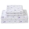 Softan Floral Queen Sheet Set Purple Flower Bed Sheets Printed Queen Size 4 Piece Microfiber Patterned Fitted Sheets with 15 Deep Pocket Spring Flower Sheets and Pillowcase Set