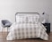 TRULY SOFT Everyday Buffalo Plaid Khaki Polyester 3Piece King Quilt Set Plaid Themed for Men and Women OekoTEX Certified Confidence