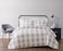 TRULY SOFT Everyday Buffalo Plaid Khaki Polyester 3Piece King Quilt Set Plaid Themed for Men and Women OekoTEX Certified Confidence