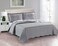 Brilliant Sunshine Grey Heart Love Quilt King Size Patchwork Design Bedding Set with Shams Reversible Bedspread Soft Lightweight Coverlet for All Seasons 108x90