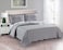 Brilliant Sunshine Grey Heart Love Quilt King Size Patchwork Design Bedding Set with Shams Reversible Bedspread Soft Lightweight Coverlet for All Seasons 108x90