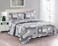 Brilliant Sunshine Grey Heart Love Quilt King Size Patchwork Design Bedding Set with Shams Reversible Bedspread Soft Lightweight Coverlet for All Seasons 108x90
