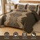 Dintszyayue Brown Quilt Set King Size Boho Aztec Texture Bedspread Coverlet Set 3 Piece Soft Lightweight Bedding Set Geometric Bohemian Bedspread with 2 PillowcasesDark Brown90x103