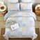 Dobuyly King Size Quilt Set 3 Pieces BlueYellowGrey Patchwork Bedspreads Boho Summer Coverlet Set Soft Lightweight Microfiber Bedding Set for All Seasons 110x90