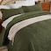 EVENHUG Oversized King Quilt California King Size Lightweight Bedding Set Reversible Bedspread Coverlets for All Seasons 3 Piece Olive Green 120x120