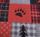 Junsey Rustic Bear Quilts Set FullQueen Size Red Black Plaid Patchwork Bedding Lightweight Lodge Cabin Bedspread Coverlet with Pillowshams Red Black Gray FullQueen