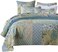 MaiuFun Cotton Bedspread Quilt Sets QueenFull Size Reversible Bohemian Floral Patchwork with Real Stitched Plaid Patterns 3Piece Bedding Coverlet for All Season 1 Quilt 2 Pillow Shams