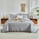 UOZZI BEDDING Oversized Ruffled Quilt Set 70 88in Twin Size Solid Shabby Chic Farmhouse Ruffles 2PC Quilted Bedding Rustic Coverlet Sets Lightweight Fluffy Summer Bedspread with Shams for Women Men Gr