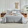 UOZZI BEDDING Oversized Ruffled Quilt Set 70 88in Twin Size Solid Shabby Chic Farmhouse Ruffles 2PC Quilted Bedding Rustic Coverlet Sets Lightweight Fluffy Summer Bedspread with Shams for Women Men Gr