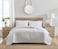 Stone Cottage Willow Way Collection Quilt Set 100 Cotton UltraSoft Reversible Bedding with Matching Sham PreWashed for Extra Comfort Twin Grey