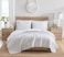 Stone Cottage Willow Way Collection Quilt Set 100 Cotton UltraSoft Reversible Bedding with Matching Sham PreWashed for Extra Comfort Twin Grey