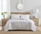 Stone Cottage Willow Way Collection Quilt Set 100 Cotton UltraSoft Reversible Bedding with Matching Sham PreWashed for Extra Comfort Twin Grey