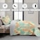 Tritard 3 Piece Coastal Quilt Sets FullQueen Size Reversible Microfiber Quilts with 2 Shams Soft Lightweight Beach Bedding Nautical Bedspread Coverlet Summer Comforter for All Season 90x96 C4