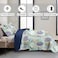 Tritard 3 Piece Coastal Quilt Sets FullQueen Size Reversible Microfiber Quilts with 2 Shams Soft Lightweight Beach Bedding Nautical Bedspread Coverlet Summer Comforter for All Season 90x96 C6
