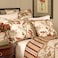 Waverly Charleston Chirp 3 Piece Quilt Set 100 Cotton Light Weight Bedding with Bed Skirt Pillow Shams Twin Papaya