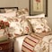 Waverly Charleston Chirp 3 Piece Quilt Set 100 Cotton Light Weight Bedding with Bed Skirt Pillow Shams Twin Papaya