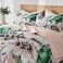 Yogeneg Queen Quilt Bedding SetWhite Green Botanical Pattern Blush FullQueen Quilt Set3 Piece Lightweight Soft Summer Bedspread Coverlet with 2 PIillow ShamsAll SeasonBlush90x96