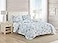 Tommy Bahama Queen Quilt Set with Shams Reversible Cotton Bedding Lightweight AllSeason Dorm Room Essentials Beach Bliss Grey