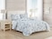 Tommy Bahama Queen Quilt Set with Shams Reversible Cotton Bedding Lightweight AllSeason Dorm Room Essentials Beach Bliss Grey