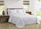 Tommy Bahama Queen Quilt Set Soft Bedding with Matching Shams Comfy Bedspread Beach Bedding Set for All Seasons Chevron White Queen