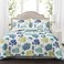 Lush Decor Coastal Reef Reversible Quilt Set 7 Piece Set King Navy Blue Tropical Beach Bedding Set With Throw Pillows Coastal Quilts Queen Size Beach House Decor
