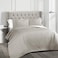 Lush Decor Ava Quilt Diamond Pattern Solid 3 Piece Oversized Bedding Blanket Bedspread Set King Gray