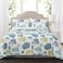 Lush Decor Coastal Reef Reversible Quilt Set 7 Piece Set Full Queen Navy Blue Tropical Beach Bedding Set With Throw Pillows Coastal Quilts Queen Size Beach House Decor