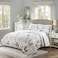 Lush Decor Adalia Reversible Cotton Quilt Queen Size 3 Piece Set FullQueen Purple Gray Floral Bedding Set Queen Quilt Purple Quilts