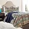 Lush Decor Clara Quilt 3 Piece Reversible Bedding Set FullQueen Navy